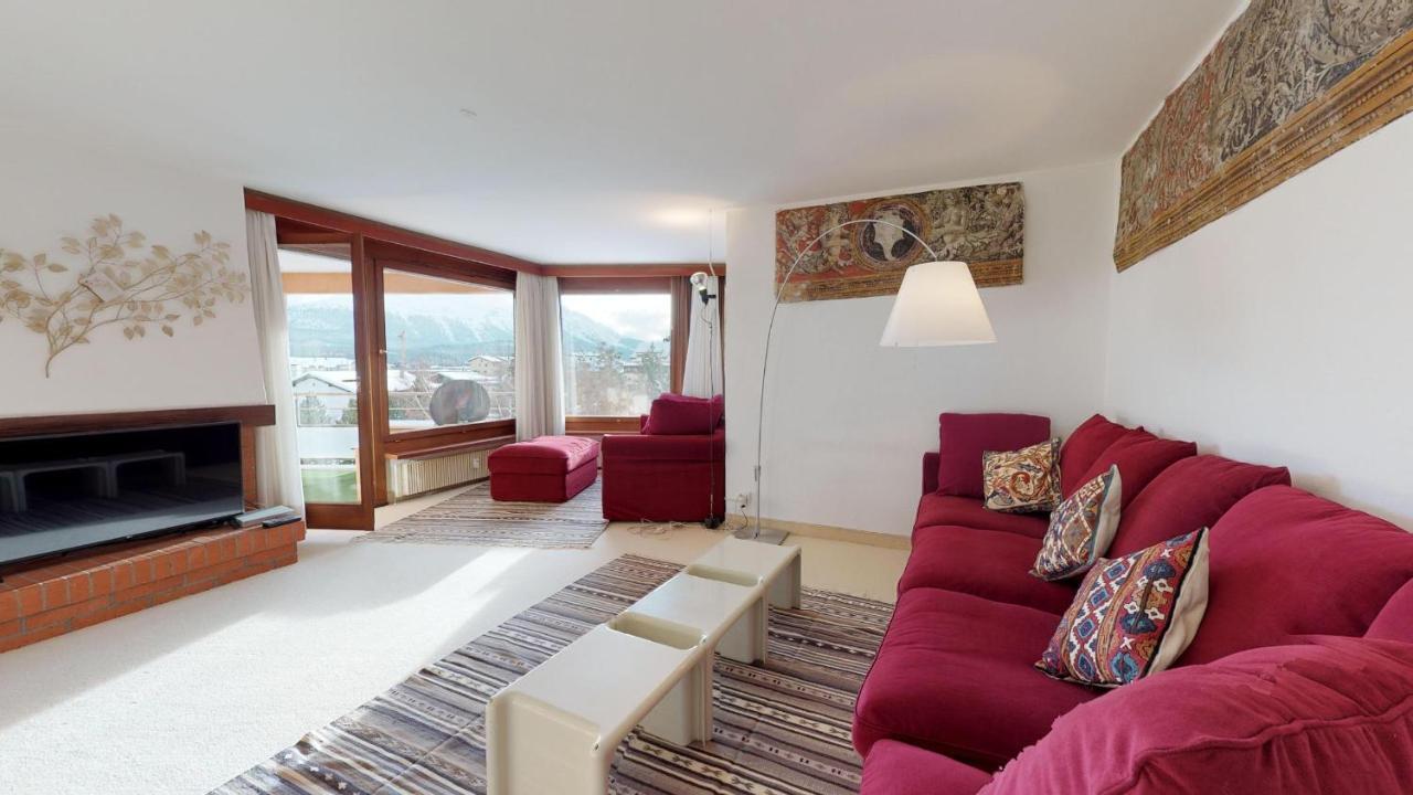 Abitaziun Quadratscha 22 - Samedan Appartement Buitenkant foto